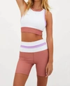 Beach Riot Gwen Colorblock Crop Tank In Multi