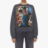 Mother Bowie X  The Drop Square Graphic Crewneck Sweatshirt In Multi