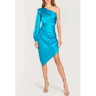 Amanda Uprichard Eleanore Midi Dress In Blue