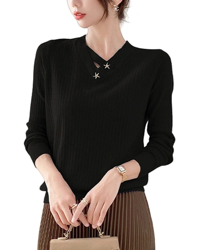 Vera Dolini Sweater In Black