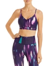 Aqua Womens Fitness Workout Sports Bra In Black