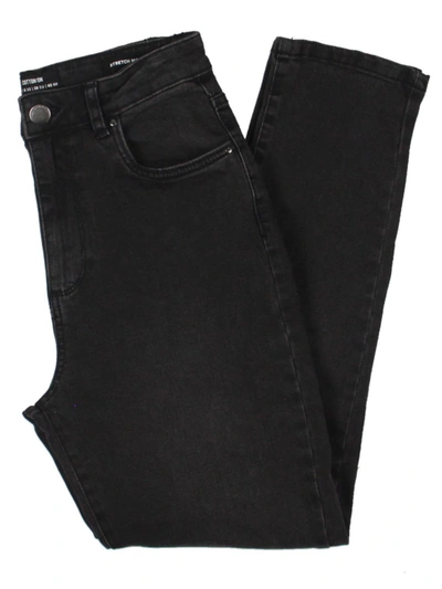 Cotton On Womens Distressed Stretch Skinny Jeans In Black