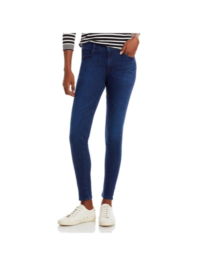 Adriano Goldschmied Womens Denim Dark Wash Skinny Jeans In Blue