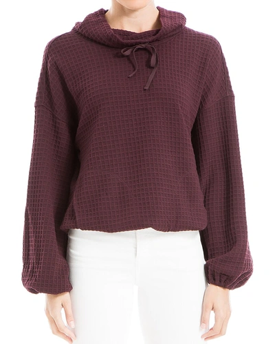 Max Studio Knit Pullover Top In Red