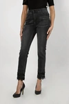 FRANK LYMAN DENIM PANTS IN BLACK