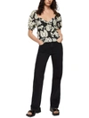 MNG WOMENS FLORAL FLW BLOUSE
