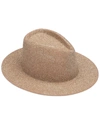 Eugenia Kim Blaine Glittery Wool Fedora In Brown