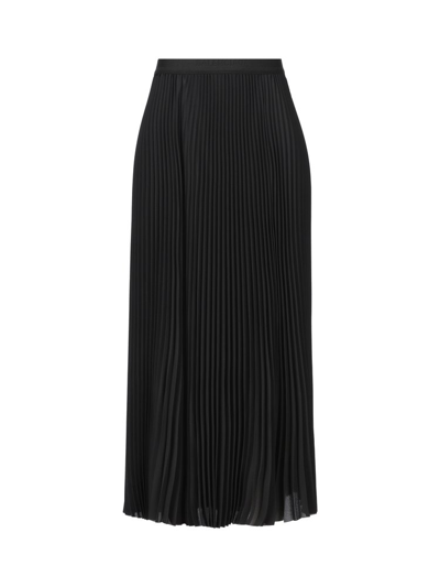 BALENCIAGA BALENCIAGA ELASTIC WAIST PLEATED MIDI SKIRT