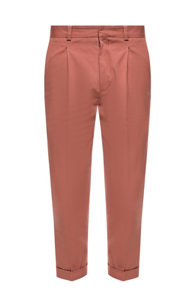 Acne Studios Pierre Struc Co Trousers Clothing In Yellow & Orange