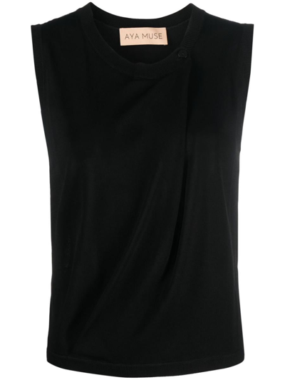 Aya Muse Women's Oloma Sleeveless Top In Black