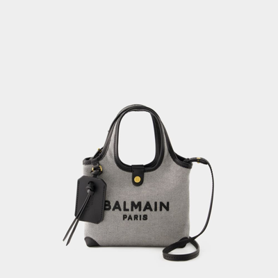 Balmain B Army Mini Grocery Shopper Bag In Multi