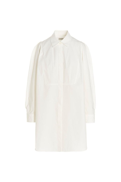 Dries Van Noten Dali 4027 W.w.dress Clothing In 001 White