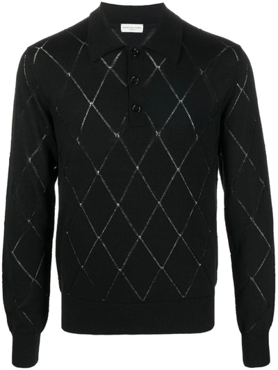 Dries Van Noten Nest Cardigan Clothing In 900 Black