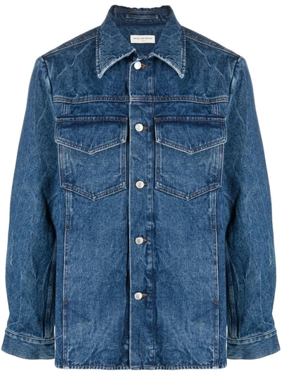 Dries Van Noten Valashe Jacket Clothing In 504 Blue