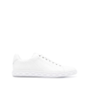 Jimmy Choo Logo Embossed Low-top Sneakers In White