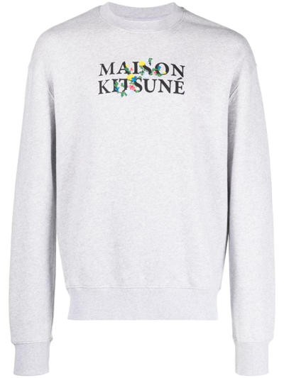 MAISON KITSUNÉ MAISON KITSUNÉ MAISON KITSUNE FLOWERS COMFORT SWEATSHIRT CLOTHING