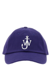 JW ANDERSON JW ANDERSON CURVED PEAK LOGO EMBROIDERED BASEBALL CAP