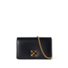 Off-white Jitney 0.5 Wallet On Chain Black No Colo In Black