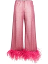 OSEREE OSÉREE LUMIERE PLUMAGE LONG PANTS CLOTHING