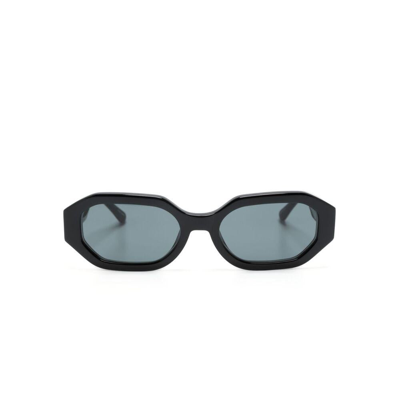 Attico The  Octagon Frame Sunglasses In Black
