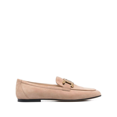 Tod's Flat Shoes In Neutrals