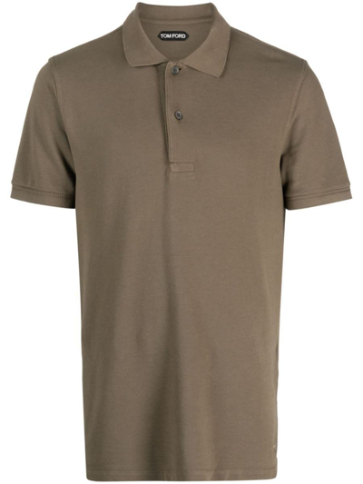 Tom Ford Polo Clothing In Green