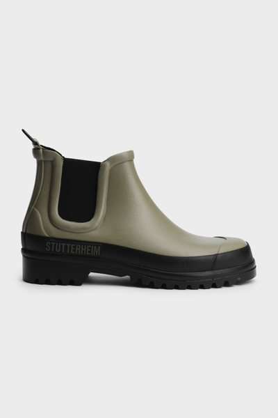 Stutterheim Chelsea Rainwalker Boots In Aloe,black