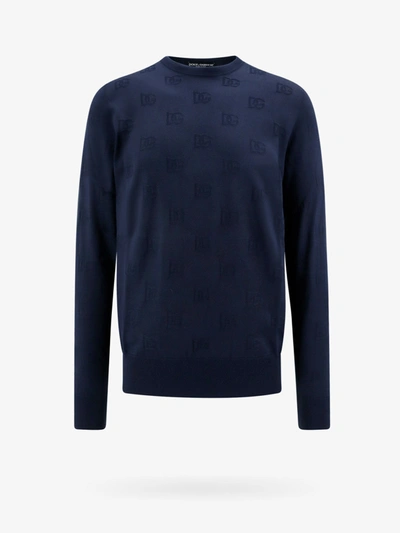 Dolce & Gabbana Sweater In Blue