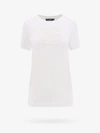 Dolce & Gabbana T-shirt With Logo Patch T-shirts White In White