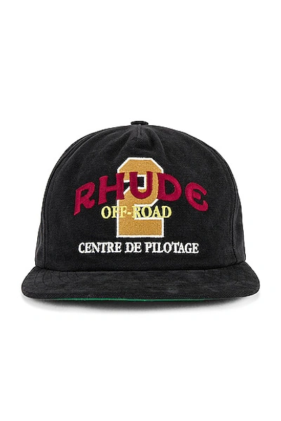Rhude Off Road Hat In Black