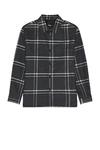 THEORY CLYFFORD WAREN WINDOWPANE SHIRT