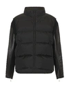 UNDERCOVER LEATHER SLEEVE PUFFER BLOUSON