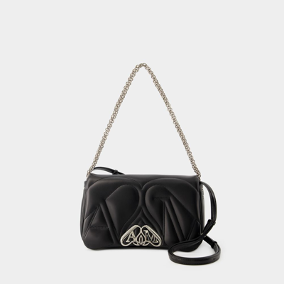 Alexander Mcqueen The Seal Small Bag -  - Leather - Black