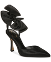 Sam Edelman Women's Halie Ankle Strap Bow High Heel Pumps In Black