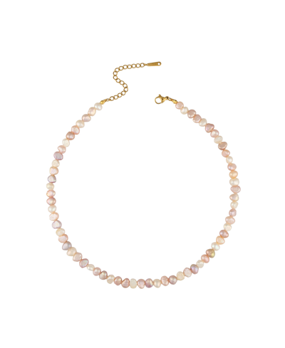 Heymaeve Statement Freshwater Pearls Necklace In Cream