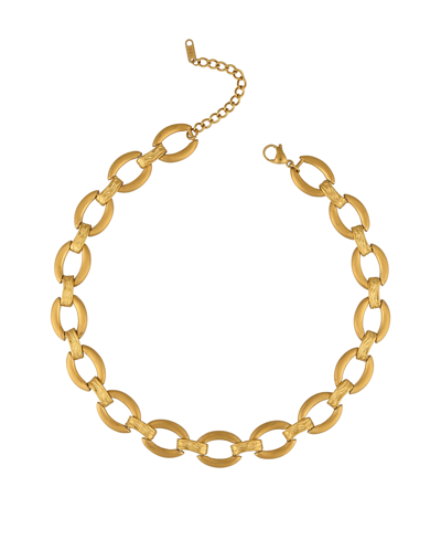 Heymaeve 18k Gold Plated Stainless Steel Vintage-like Necklace