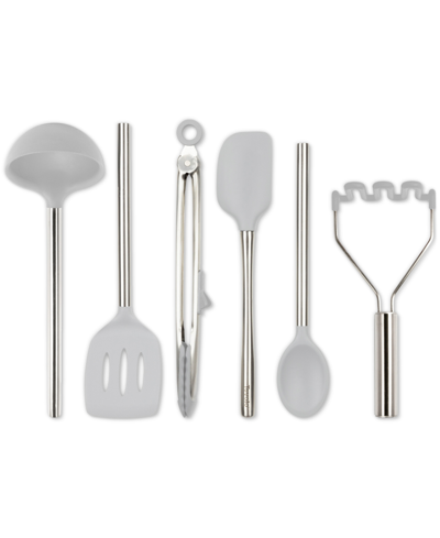 Tovolo 6-pc. Silicone-head Kitchen Utensil Set In Gray