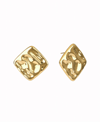 Heymaeve Stainless Steel 18k Gold Plated Classic Earrings In Gold