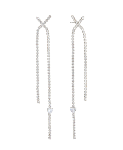Heymaeve Platinum Plated Brass Statement Earrings In Gold