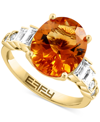 EFFY COLLECTION EFFY CITRINE (4-1/2 CT. T.W.) & WHITE SAPPHIRE (1/2 CT. T.W.) RING IN 14K GOLD
