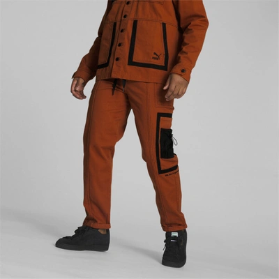 Puma We Are Legends Wrk.wr Men's Pants In Warm Chestnut