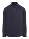Apc Surchemise Basile Brodee Poitrine In Blue
