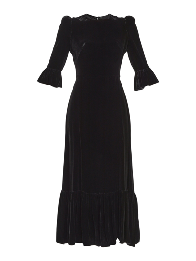 The Vampire's Wife Women's The 3/4 Length Festival Dress In Black