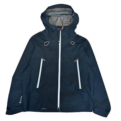 Pre-owned Moncler Grenoble Maules Daynamic Gore Tex Hooded Jacket 1 Uk10 Rrp980 In Black