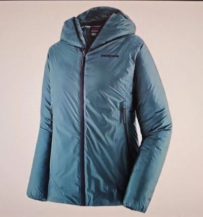 Pre-owned Patagonia Rrp £550 Women's M Medium  Micro Puff Storm Jacket - Warm Waterproof - In Blue