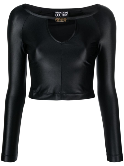 Versace Jeans Couture Top In Black
