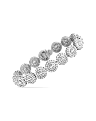 Diamond Select Cuts 18k 7.30 Ct. Tw. Diamond Bracelet In Metallic