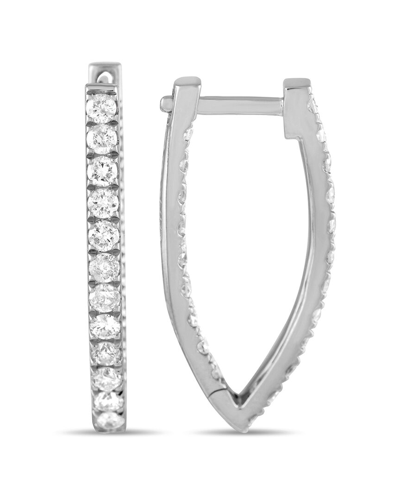 Diamond Select Cuts 14k 1.52 Ct. Tw. Diamond Hoops In White