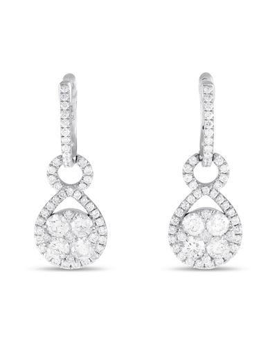 Diamond Select Cuts 18k 2.55 Ct. Tw. Diamond Drop Earrings In Metallic