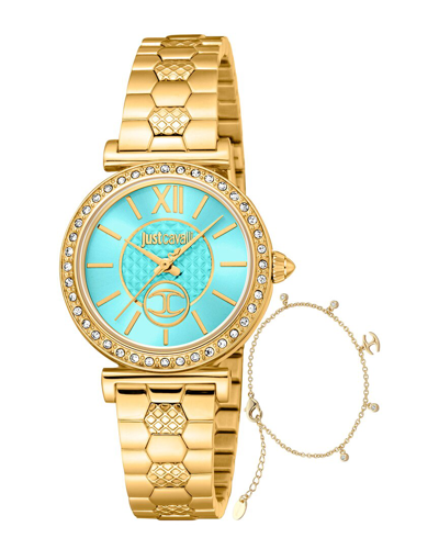 Just Cavalli Women's Set Watch In Gold